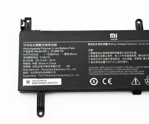 Original Bateria Xiaomi G15B01W G15BO1W 3620mAh 55.02Wh