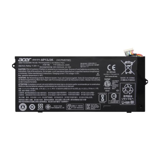 3990mAh 45Wh Bateria Acer Chromebook 11 C771  Clique na imagem para fechar