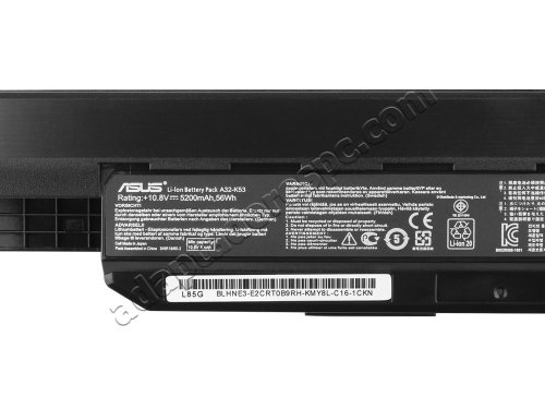 5200mAh Asus X44LY-VX056D X44LY-VX057D Original Bateria