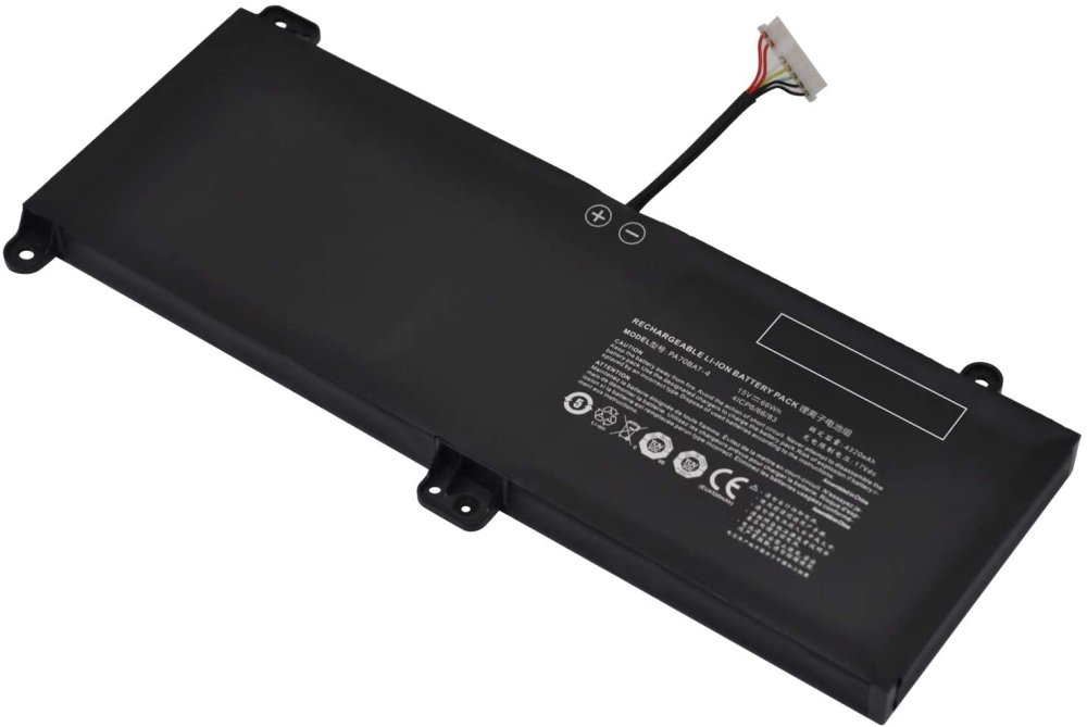 4320mAh 66Wh Bateria PowerSpec 1710