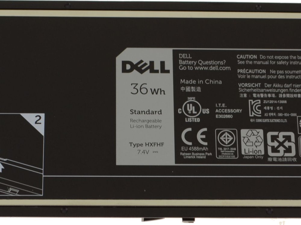 Original 36Whr Bateria Dell XNY66 451-BBGR