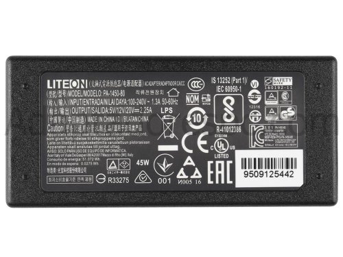 45W USB-C Adaptador Carregador Acer Chromebook Spin 11 CP311-1HN-C3E3