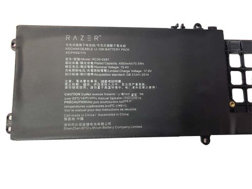 Original Bateria Razer Blade Pro 17 RZ09-02878E92-R3J1 4583mAh 70.5Wh