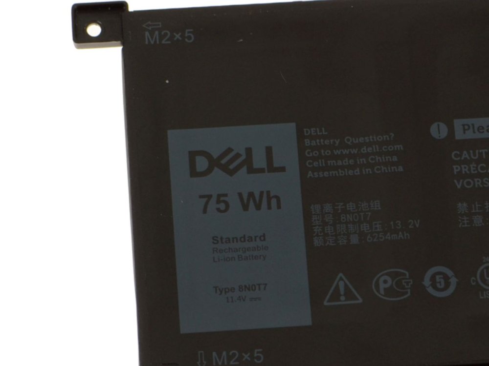 6580mAh 75Wh Original Bateria Dell XPS 15 9575 P73F001