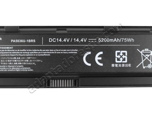 3000mAh Bateria Toshiba Qosmio X875 17.3 X875-Q7380 X875-Q7190
