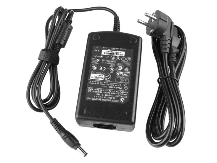 60W Asus PW191 Monitor Asus PW191A Monitor Adaptador AC Carregador + Cabo  Clique na imagem para fechar