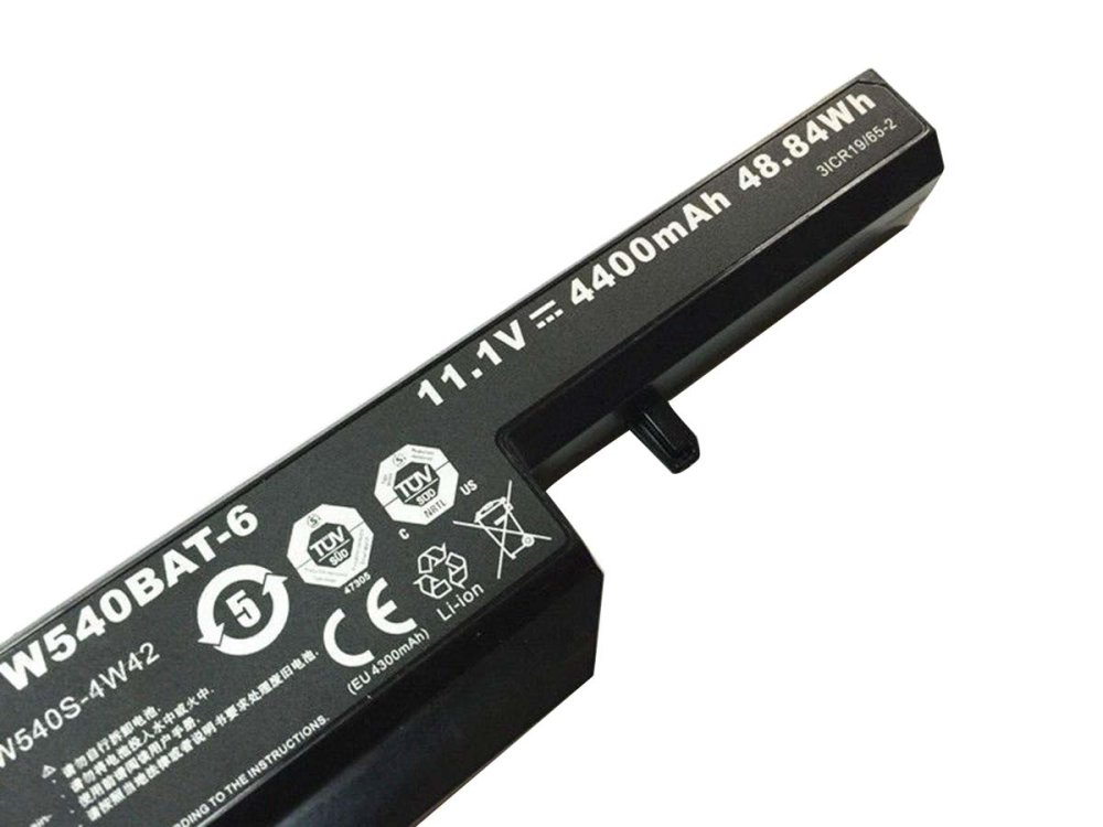 4400mAh 48.84Wh Bateria Clevo 6-87-W54AS-4281