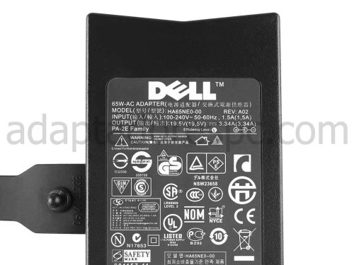 65W Dell AD9013 Original Adaptador AC Carregador