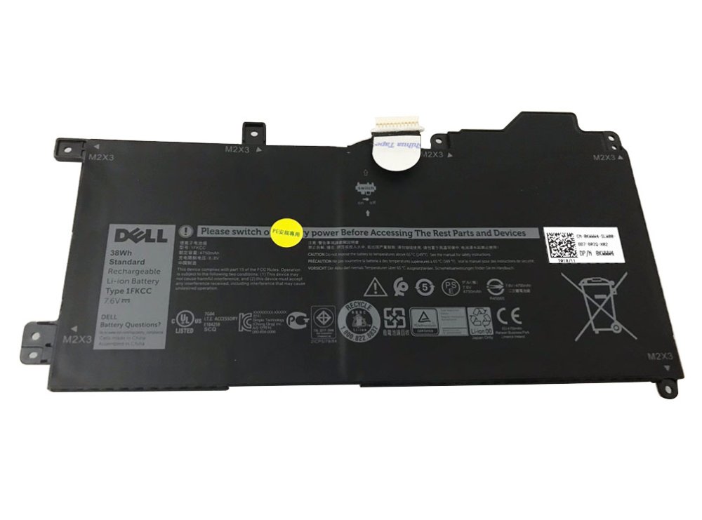 Original 4750mAh 38Wh Bateria Dell 1FKCC T5H6P