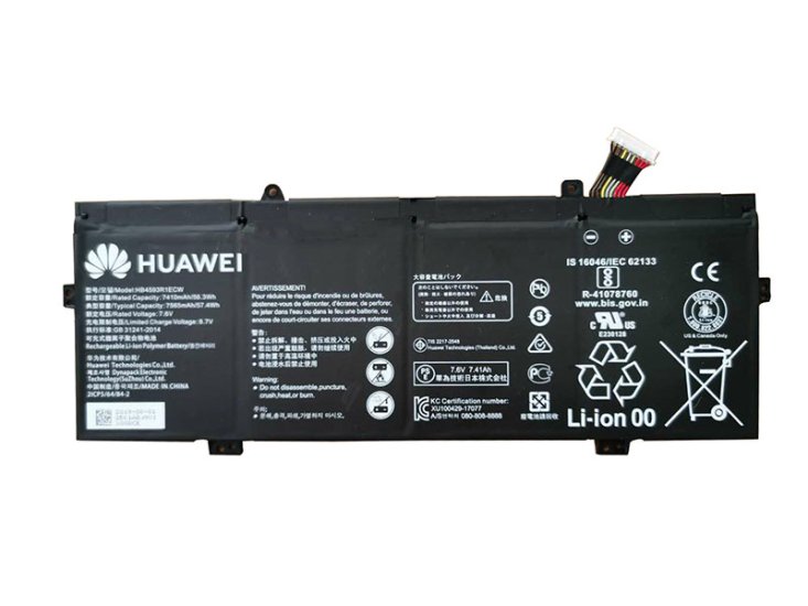 Original Bateria Huawei matebook X Pro(i5-8250U/8GB/256GB) 7410mAh 56.3Wh  Clique na imagem para fechar