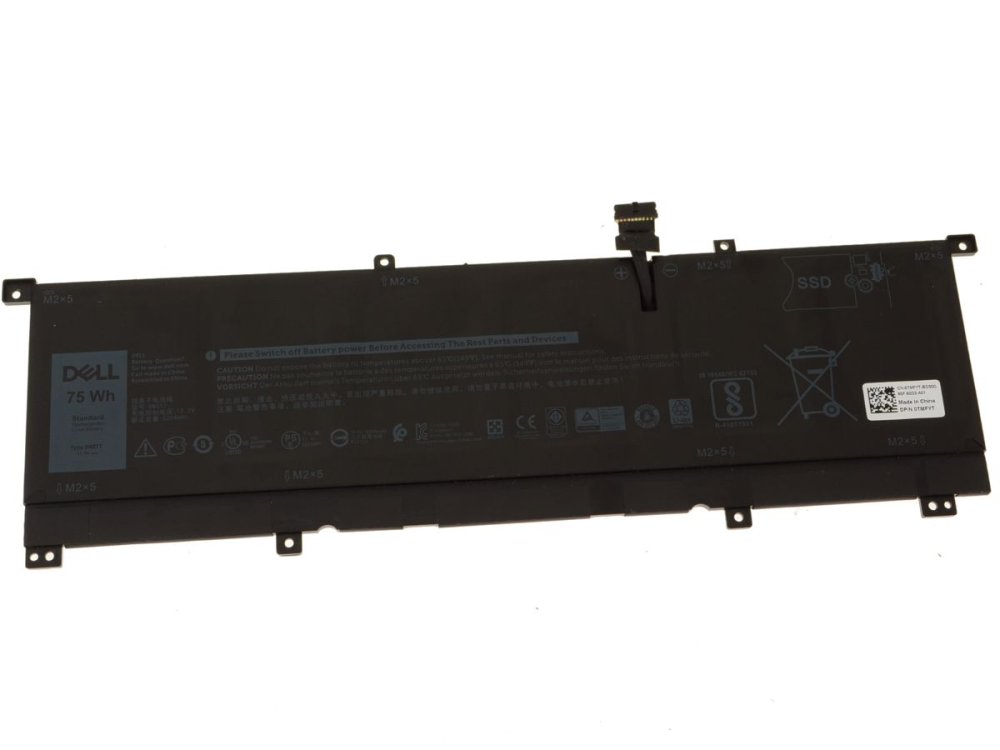 6580mAh 75Wh Original Bateria Dell XPS 15 9575 P73F001