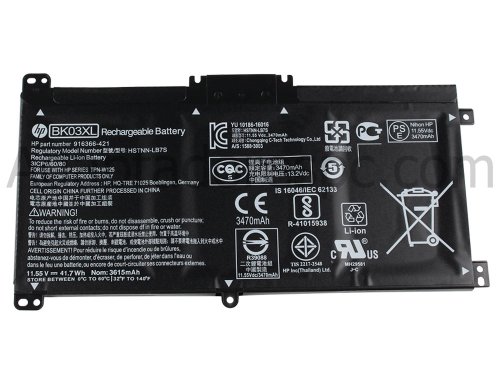 41.7Wh Original Bateria HP Pavilion x360 14-ba018tu 14-ba096nd