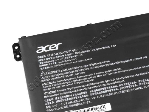 4200mAh 48Wh Bateria Acer Spin 3 SP314-54N