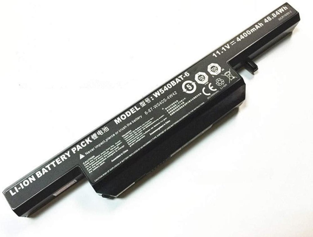 4400mAh 48.84Wh Bateria Clevo 6-87-W54AS-4281