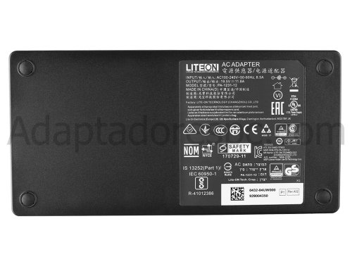 Original 230W Slim Acer Predator 17 G9-793-75DL AC Adaptador Carregador