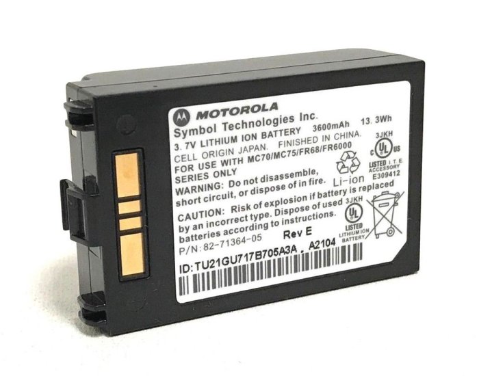 3600mAh 13.3Wh Bateria Motorola Symbol MC70 MC75 FR68  Clique na imagem para fechar