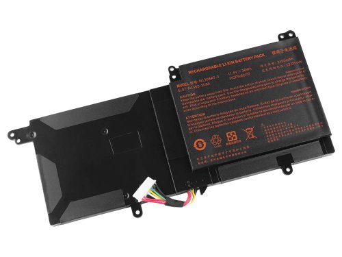 Bateria Clevo N141CU Clevo N141WU 3100mAh 36Wh 3 Células