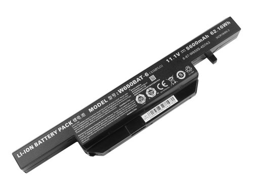 5600mAh 62.16Wh Bateria Clevo 6-87-W650S-4D7A4