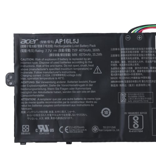 4670mAh 36Wh Bateria Acer Switch 3 SW312-31-P7SF