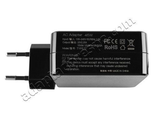 45W USB-C AC Adaptador Carregador HP EliteBook 745 G5 4JB83UT