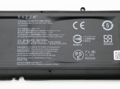 Original Bateria Razer Blade Stealth 13 RZ09-02812E52-R3U1 4602mAh 53.1Wh