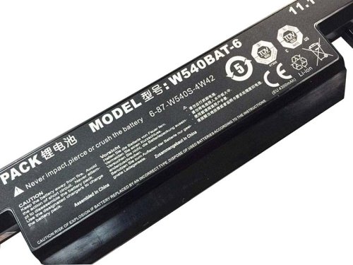 4400mAh 48.84Wh Bateria Clevo 3ICR19/65-3 LICR19/66-2