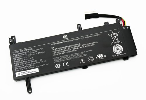 Original Bateria Xiaomi GTX1060 Intel I7 3620mAh 55.02Wh