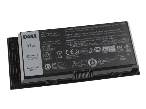 97Whr Dell F334W 451-BBGO H1MNH Original Bateria