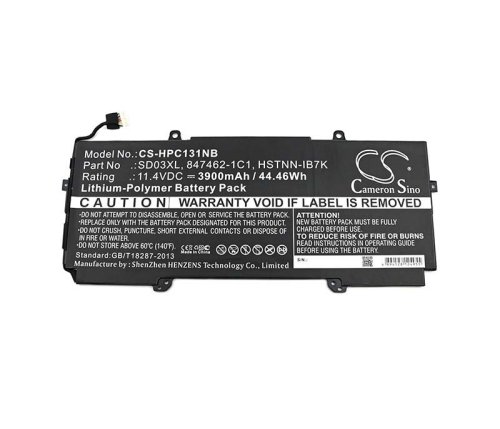 3950mAh 45Wh Bateria HP HSTNN-IB7K