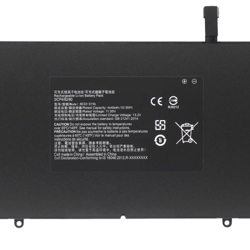 Original Bateria Razer Blade Stealth 13 RZ09-02394E32-R3U1 4640mAh 53.6Wh