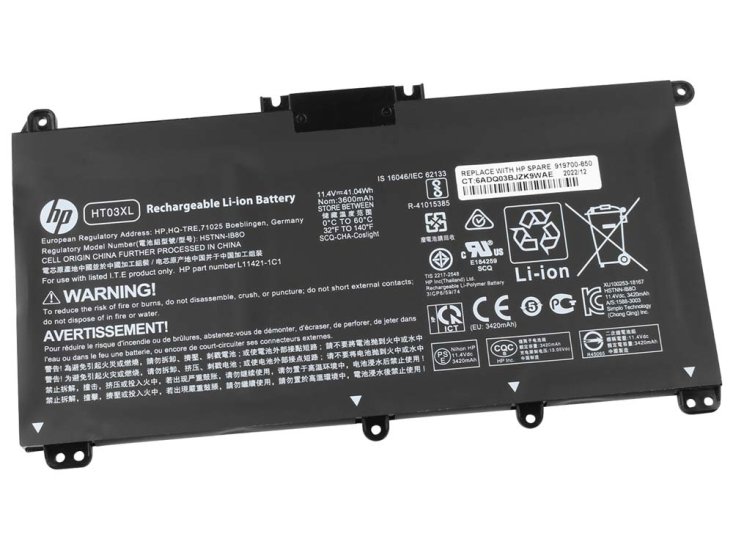 Original Bateria HP Pavilion 15-cs0004tu 15-cs0061cl 15-cs0993nl 3470mAh 41.9Wh  Clique na imagem para fechar