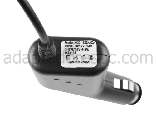 10W Adaptador carro Carregador Acer Iconia One 10 B3-A40FHD-K4TH