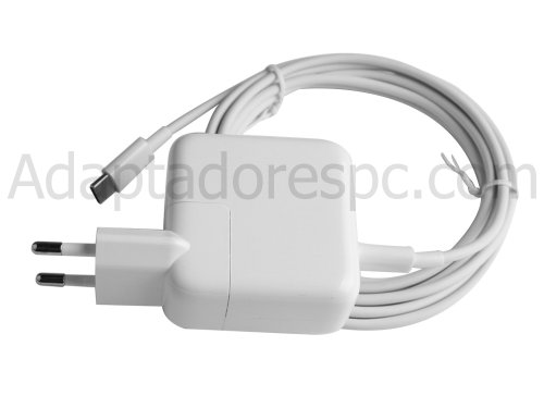 30W USB-C Apple MacBook 12 2017 FNYF2T/A Adaptador Carregador