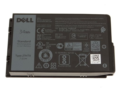Original 4342mAh 34Wh Bateria Dell Latitude 12 Rugged Tablet 7212
