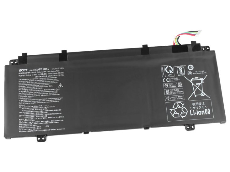4670mAh 53.9Wh Bateria Acer Predator TRITON 700 PT715-51-70KR  Clique na imagem para fechar
