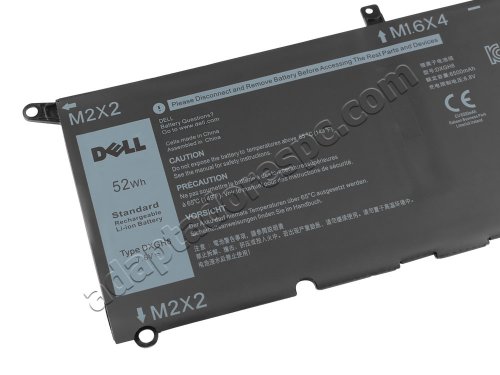 Original 6500mAh 52Wh Bateria Dell XPS 13 7390 2-in-1