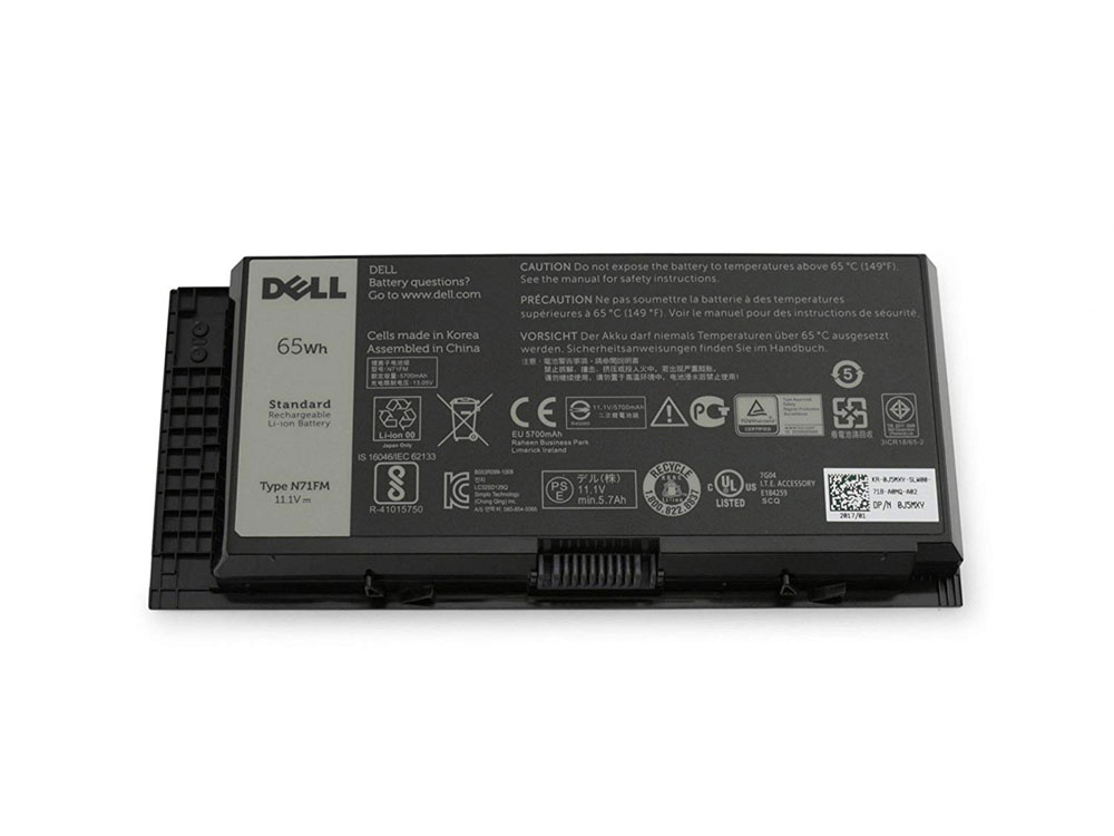 65Whr Dell Precision M4800 P20E Original Bateria