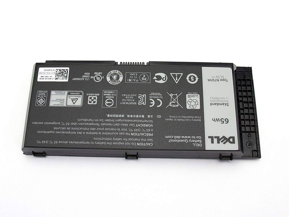 65Whr Dell Precision M4800 P20E Original Bateria