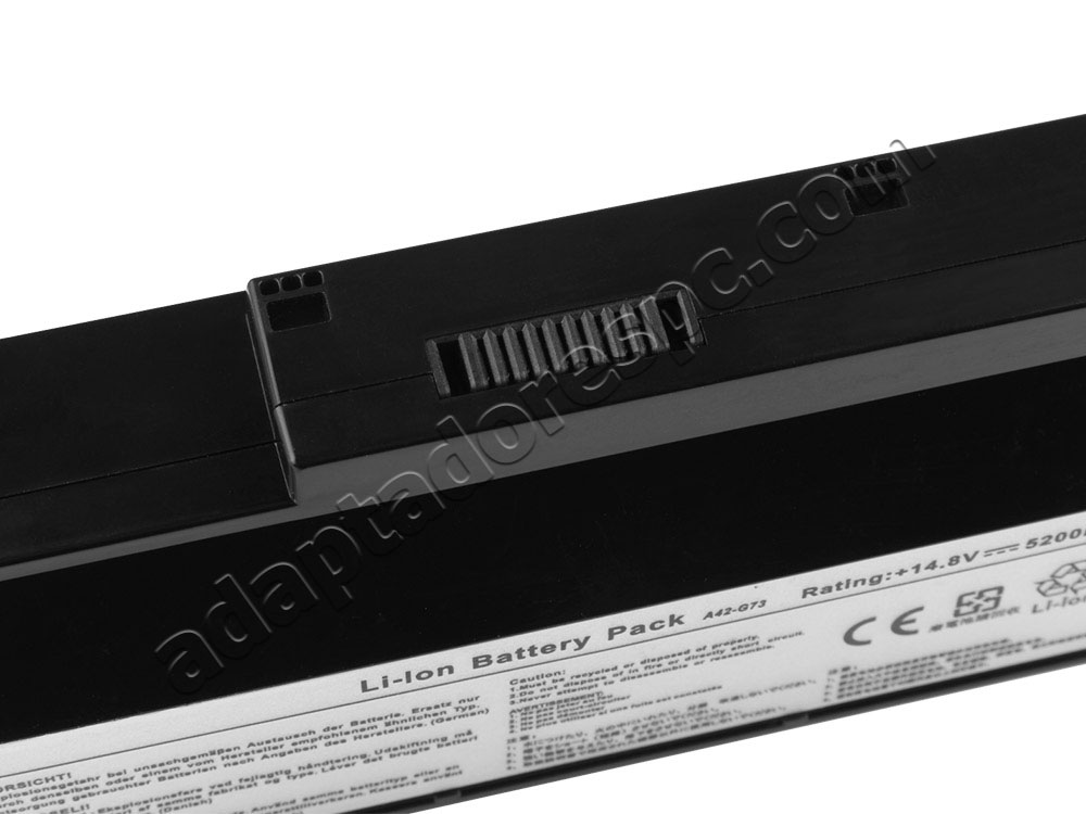 5200mAh Asus G53JW-QHDA1-CBIL Bateria