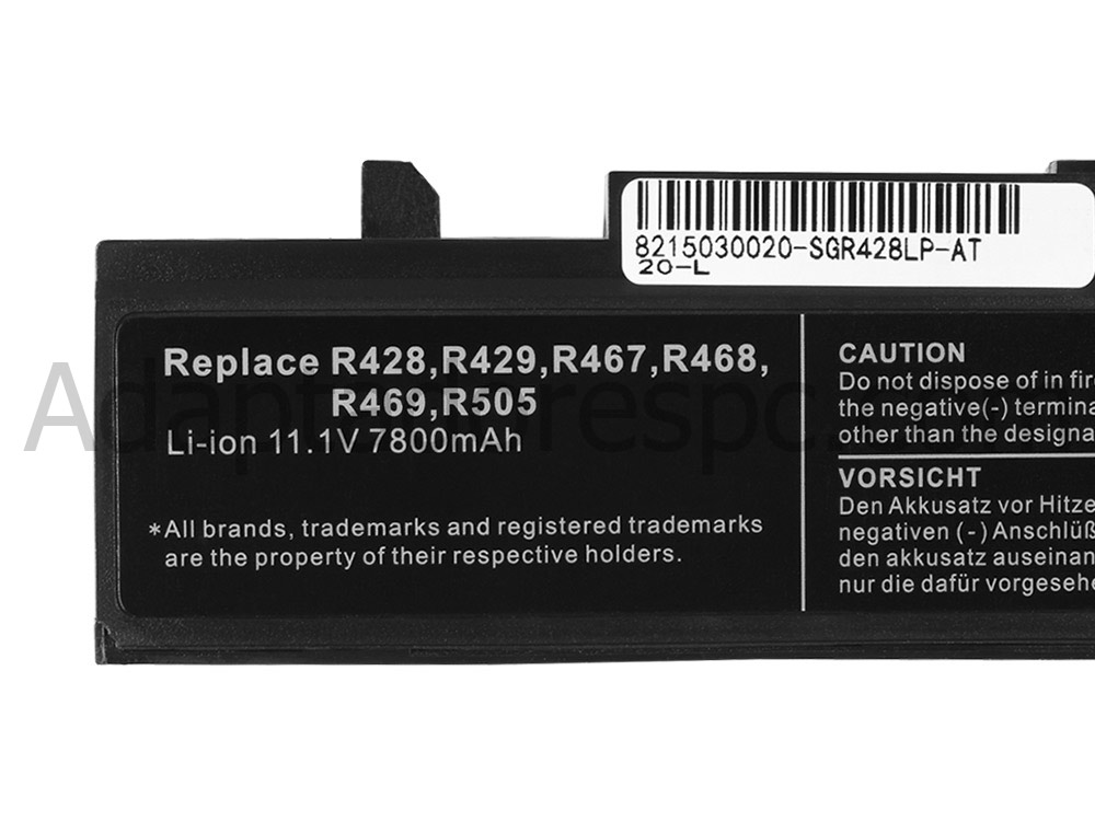 Bateria Original Samsung 300E4Z 7800mAh