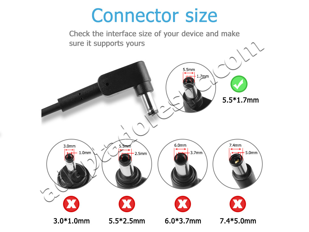 45W Adaptador AC Carregador Packard Bell EasyNote G71BM-26V0