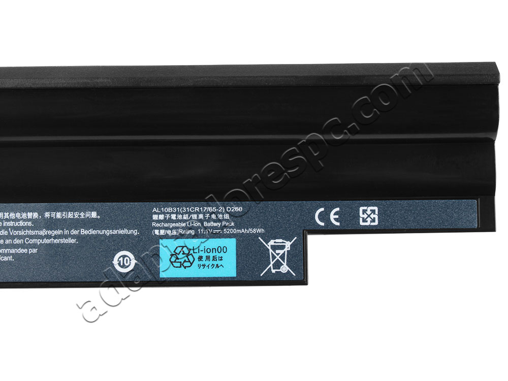 4400mAh Bateria Acer AK.003BT.071 AK.006BT.074