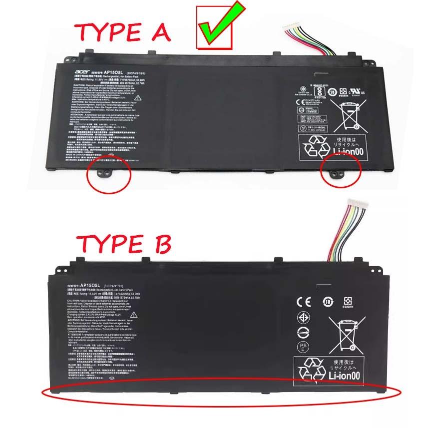 4670mAh 53.9Wh Bateria Acer Chromebook R 13 CB5-312T-K8Z9