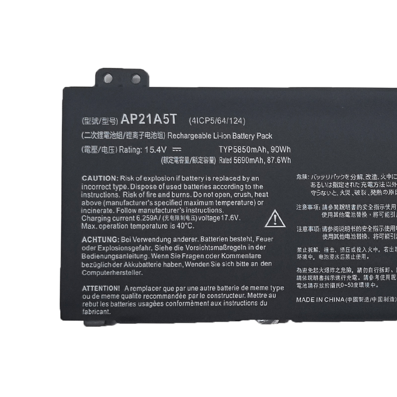 5850mAh 90Wh Bateria Acer Nitro 17 AN17-51-73L9