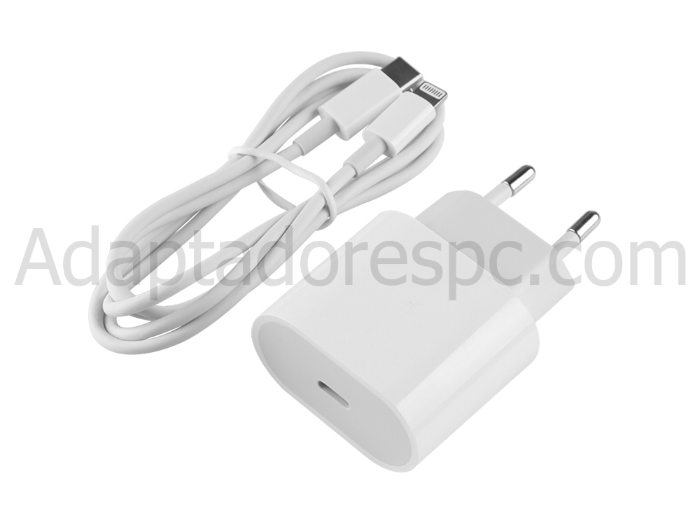 20W USB-C PD Lightning iPhone 12 and 12 mini MG6F3LL/A Adaptador Carregador