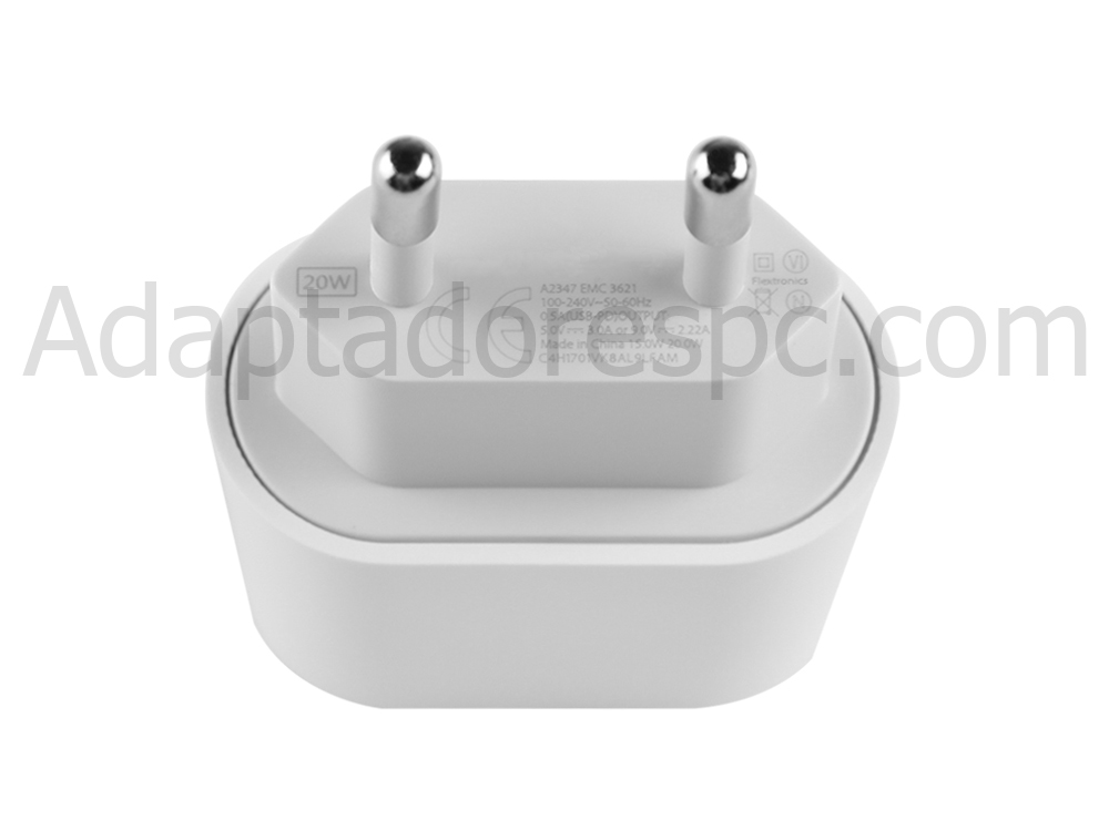 20W USB-C PD Lightning iPhone 12 and 12 mini MG6F3LL/A Adaptador Carregador