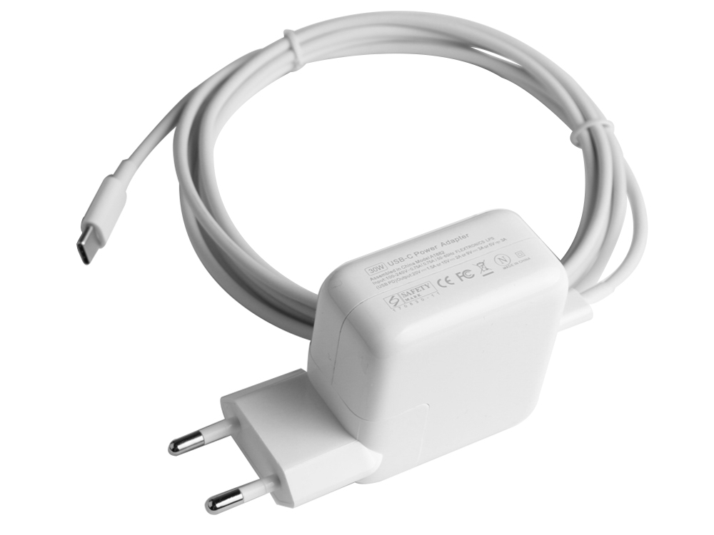 30W USB-C Apple MacBook 12 2017 FNYF2T/A Adaptador Carregador