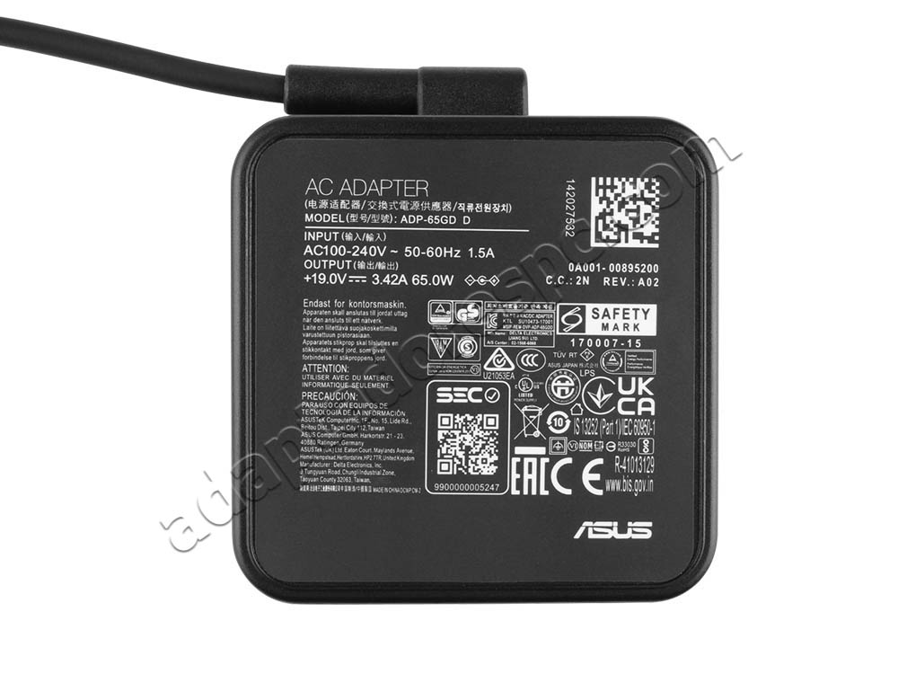Original 65W Asus X512UF X530FN Adaptador AC Carregador + Cabo