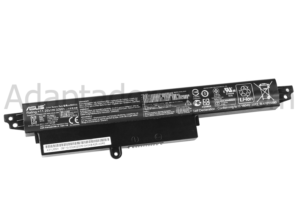 33Whr Asus VivoBook F200CA-CT145H F200CA-CT146H Original Bateria
