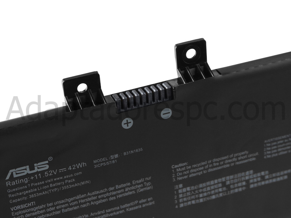 42Wh Original Bateria Asus 0B200-02560000
